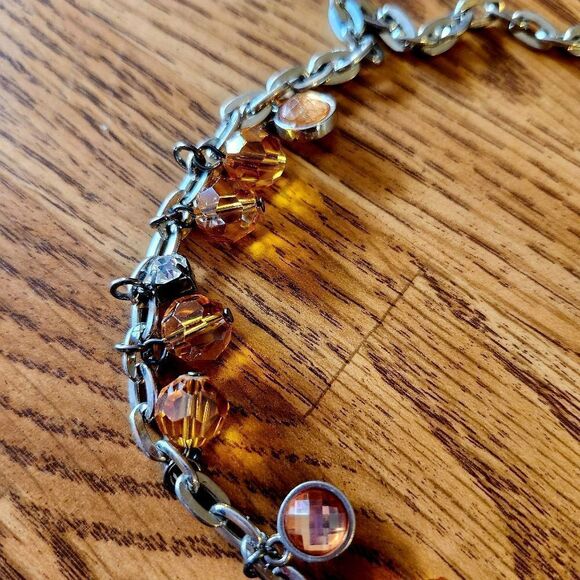 VERA WANG Y Drop Crystal Long Length Necklace STATEMENT MAKING - Picture 7 of 14